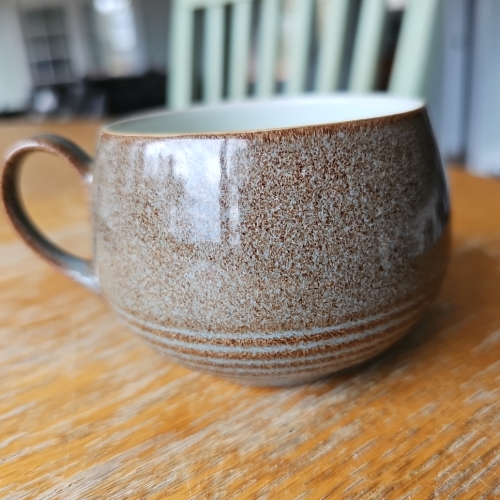 Denby Greystone Quality Stoneware 8 oz. Coffee Tea Mug/Cup.